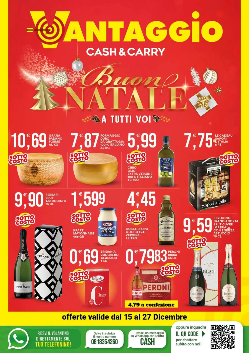 Volantino promozionale Vantaggio Cash&Carry  valide dal 15/12/2025 - Pagina 1.