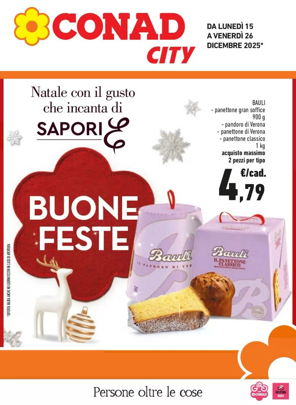 Volantino promozionale Conad City  valide dal 15/12/2025 - Pagina 1.