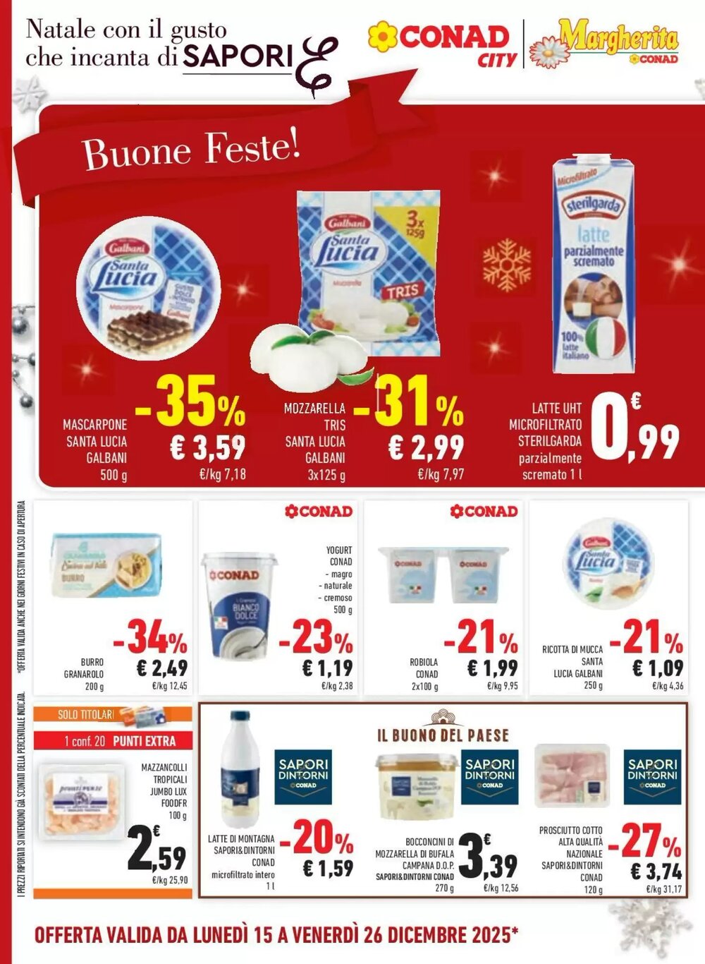 Volantino promozionale Conad City  valide dal 15/12/2025 - Pagina 20.