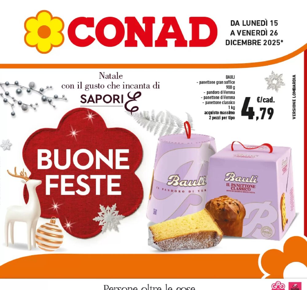 Volantino promozionale Conad valide dal 15/12/2025 - Pagina 1.