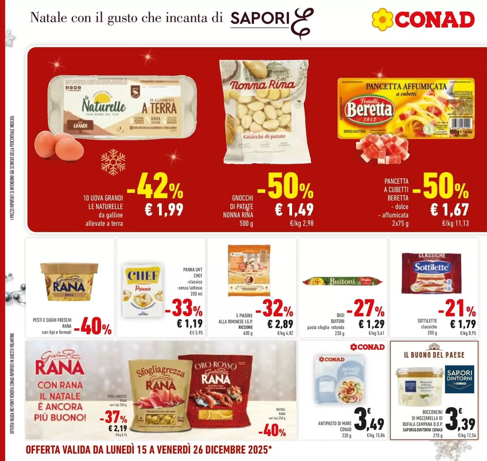 Volantino promozionale Conad  valide dal 15/12/2025 - Pagina 30.