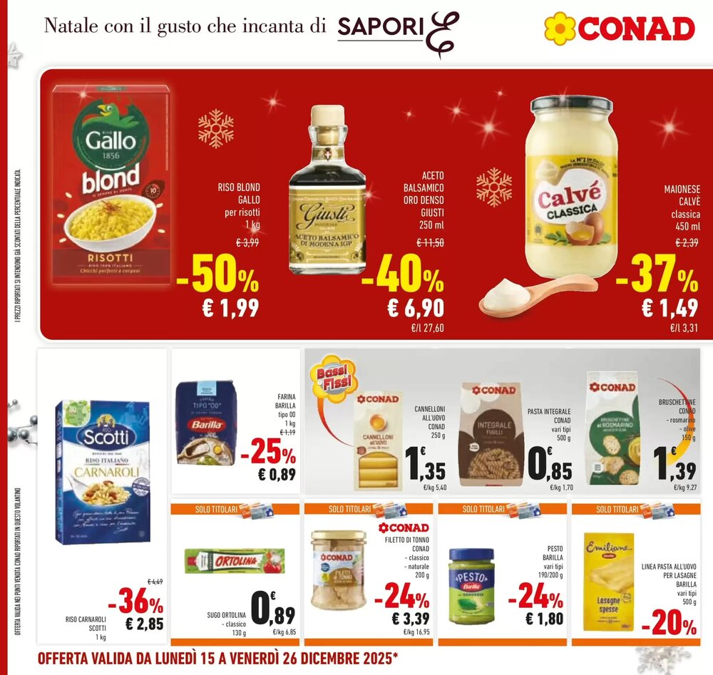 Volantino promozionale Conad  valide dal 15/12/2025 - Pagina 36.