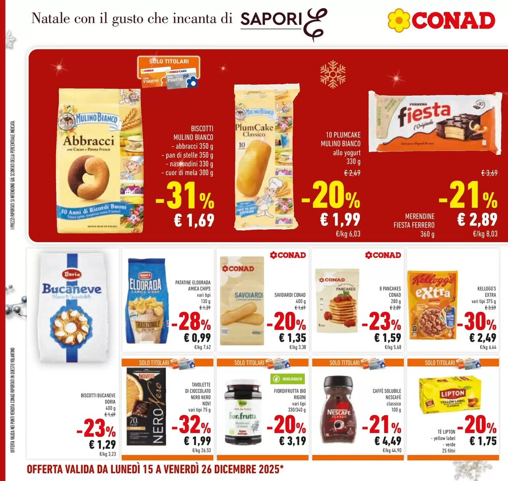 Volantino promozionale Conad  valide dal 15/12/2025 - Pagina 38.