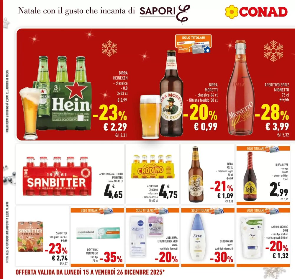 Volantino promozionale Conad  valide dal 15/12/2025 - Pagina 40.
