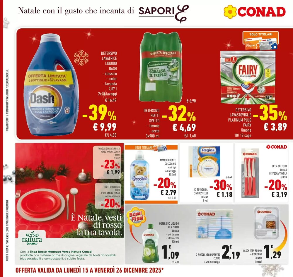 Volantino promozionale Conad  valide dal 15/12/2025 - Pagina 42.