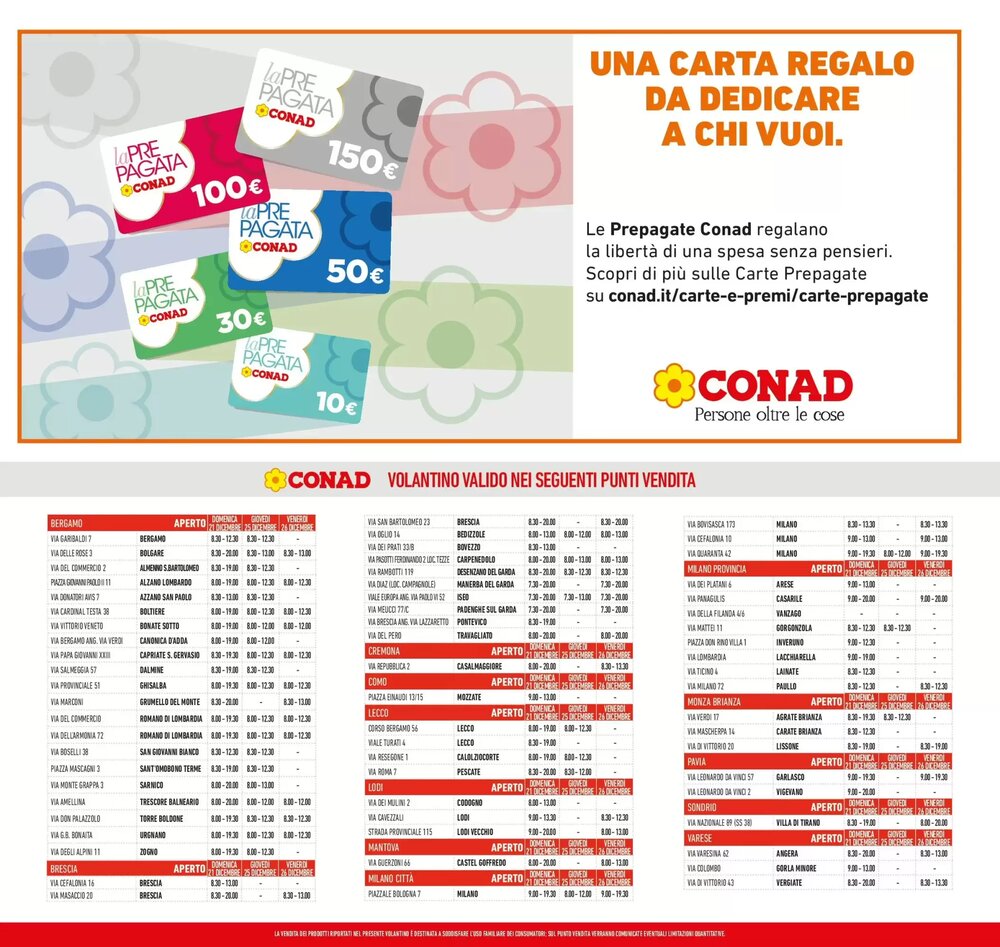 Volantino promozionale Conad  valide dal 15/12/2025 - Pagina 44.