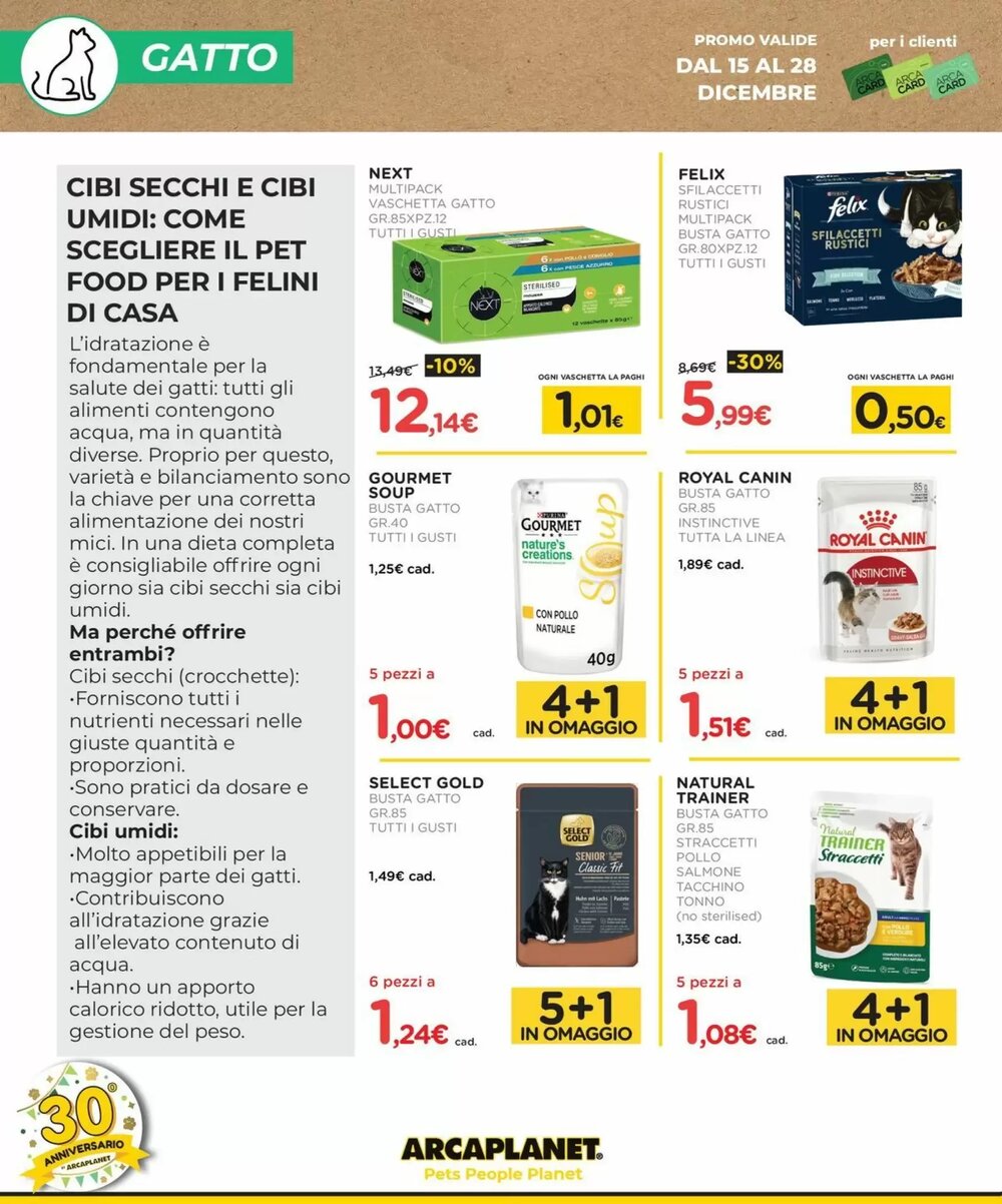Volantino promozionale Arcaplanet  valide dal 15/12/2025 - Pagina 4.