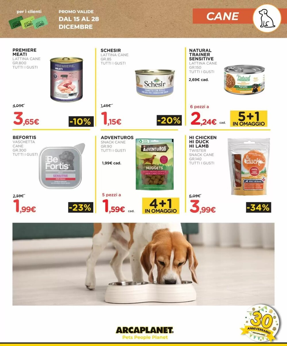 Volantino promozionale Arcaplanet  valide dal 15/12/2025 - Pagina 9.