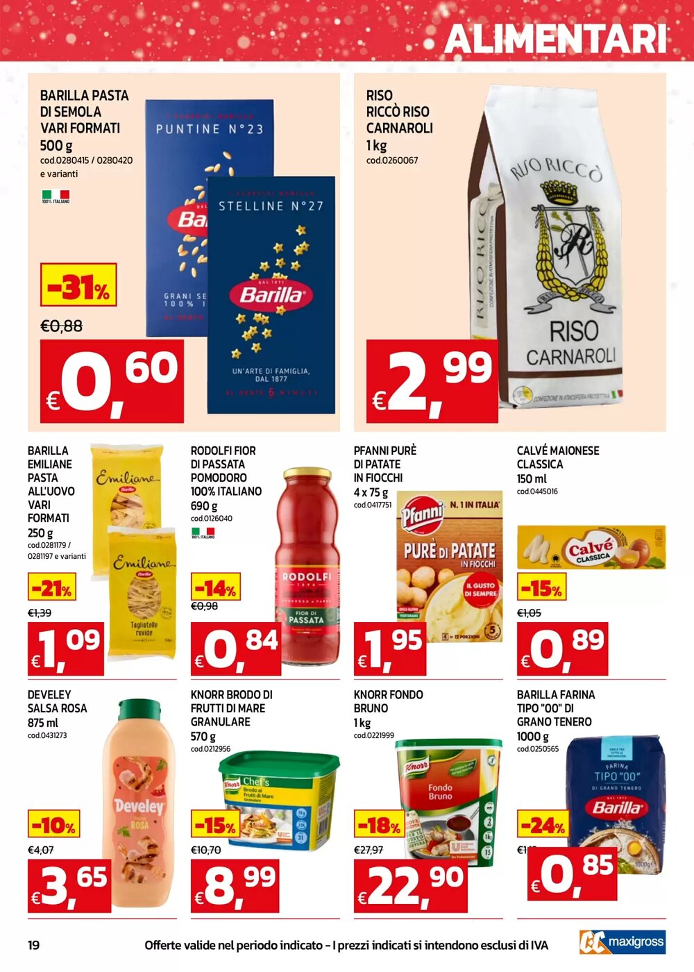 Volantino promozionale C+C maxigross  valide dal 15/12/2025 - Pagina 19.