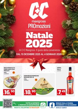 Volantino promozionale C+C maxigross  valide dal 15/12/2025