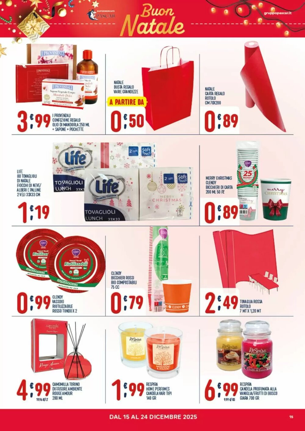 Volantino promozionale Gruppo Pascar  valide dal 15/12/2025 - Pagina 15.