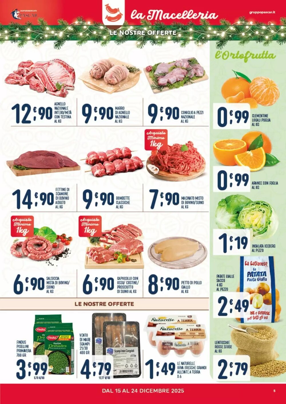 Volantino promozionale Gruppo Pascar  valide dal 15/12/2025 - Pagina 5.