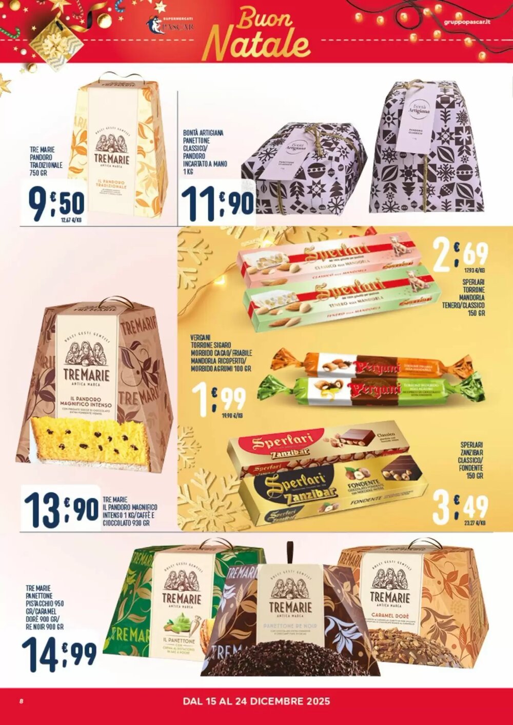 Volantino promozionale Gruppo Pascar  valide dal 15/12/2025 - Pagina 8.