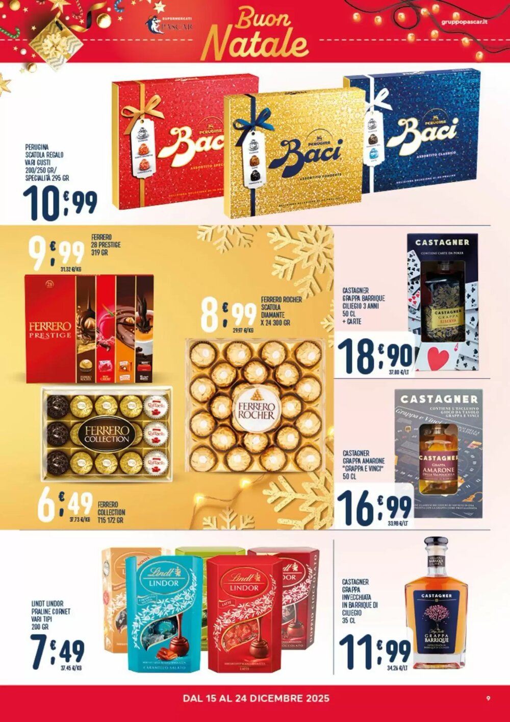 Volantino promozionale Gruppo Pascar  valide dal 15/12/2025 - Pagina 9.