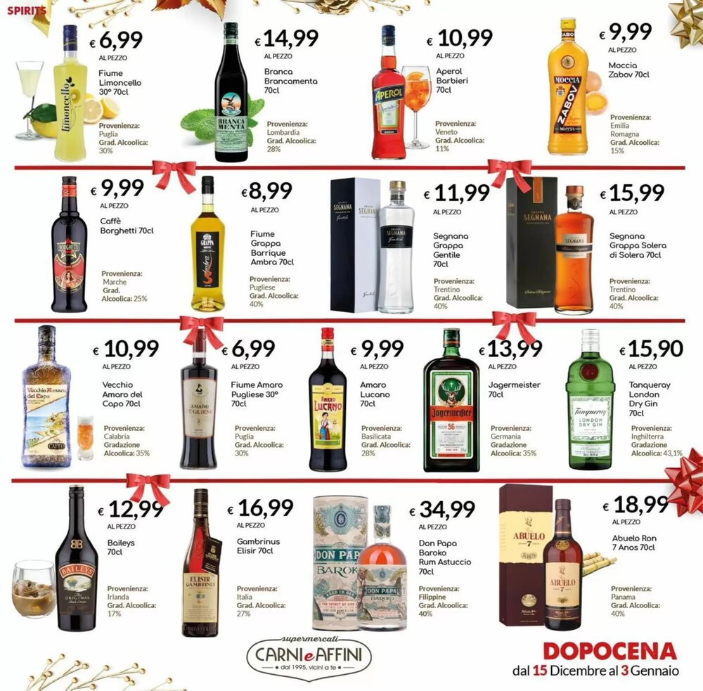 Volantino promozionale Carni e Affini Supermercati  valide dal 15/12/2025 - Pagina 17.
