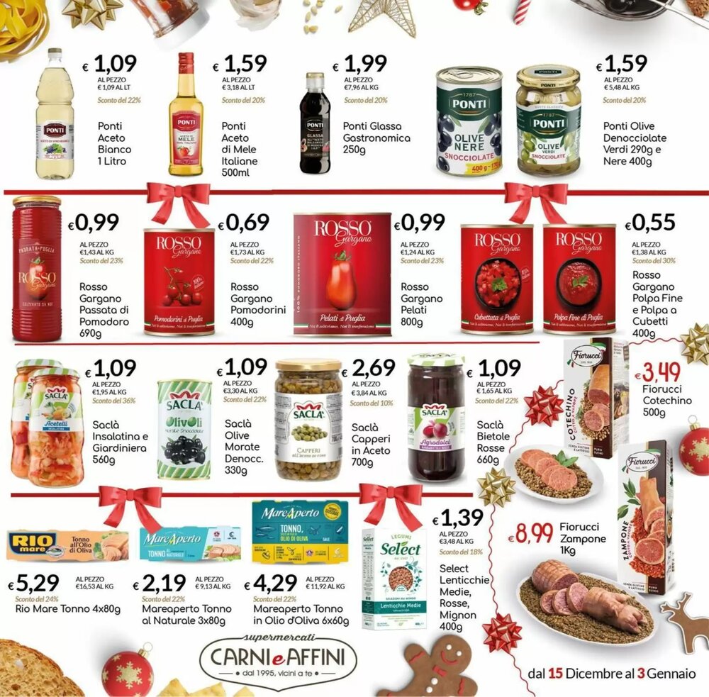 Volantino promozionale Carni e Affini Supermercati  valide dal 15/12/2025 - Pagina 19.