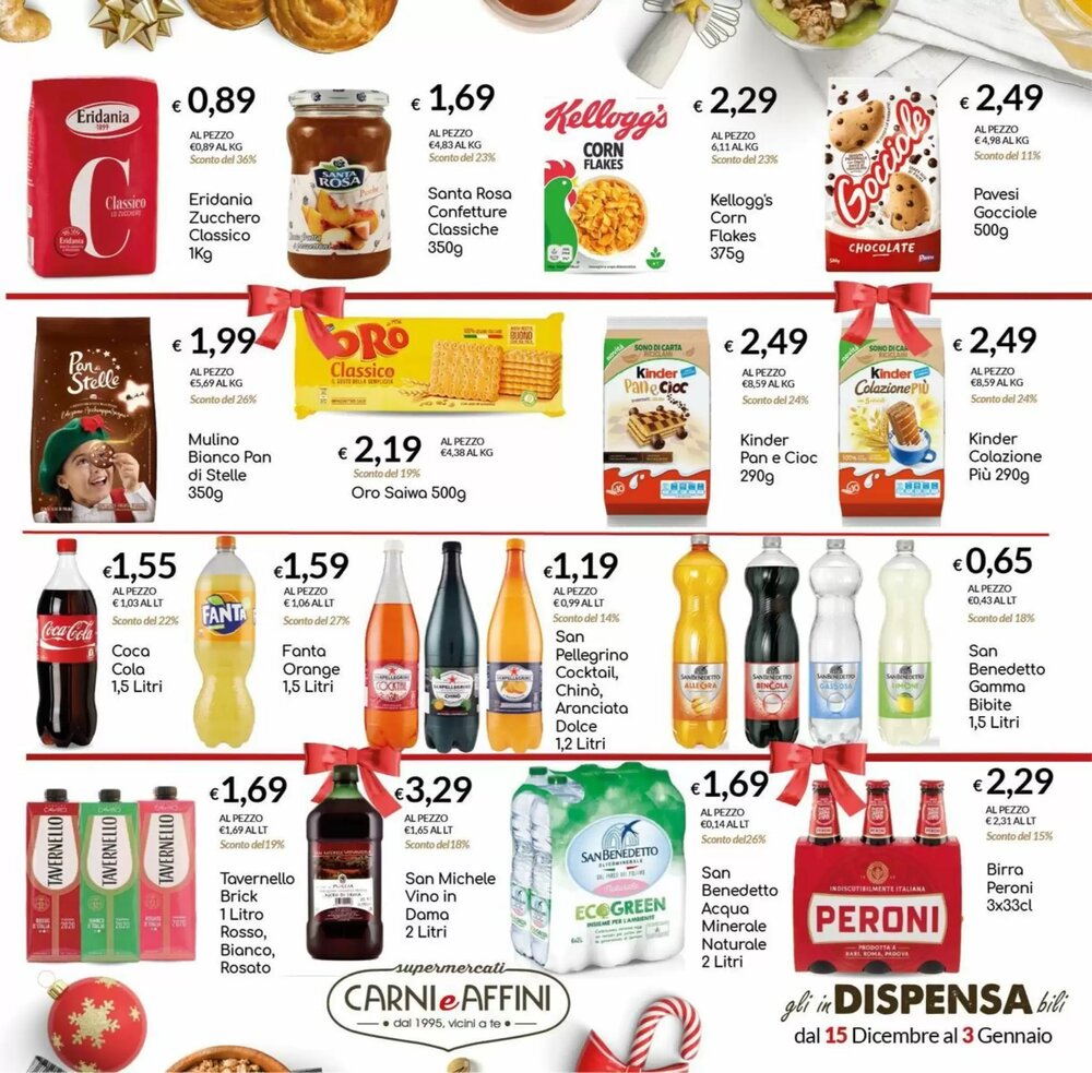 Volantino promozionale Carni e Affini Supermercati  valide dal 15/12/2025 - Pagina 21.