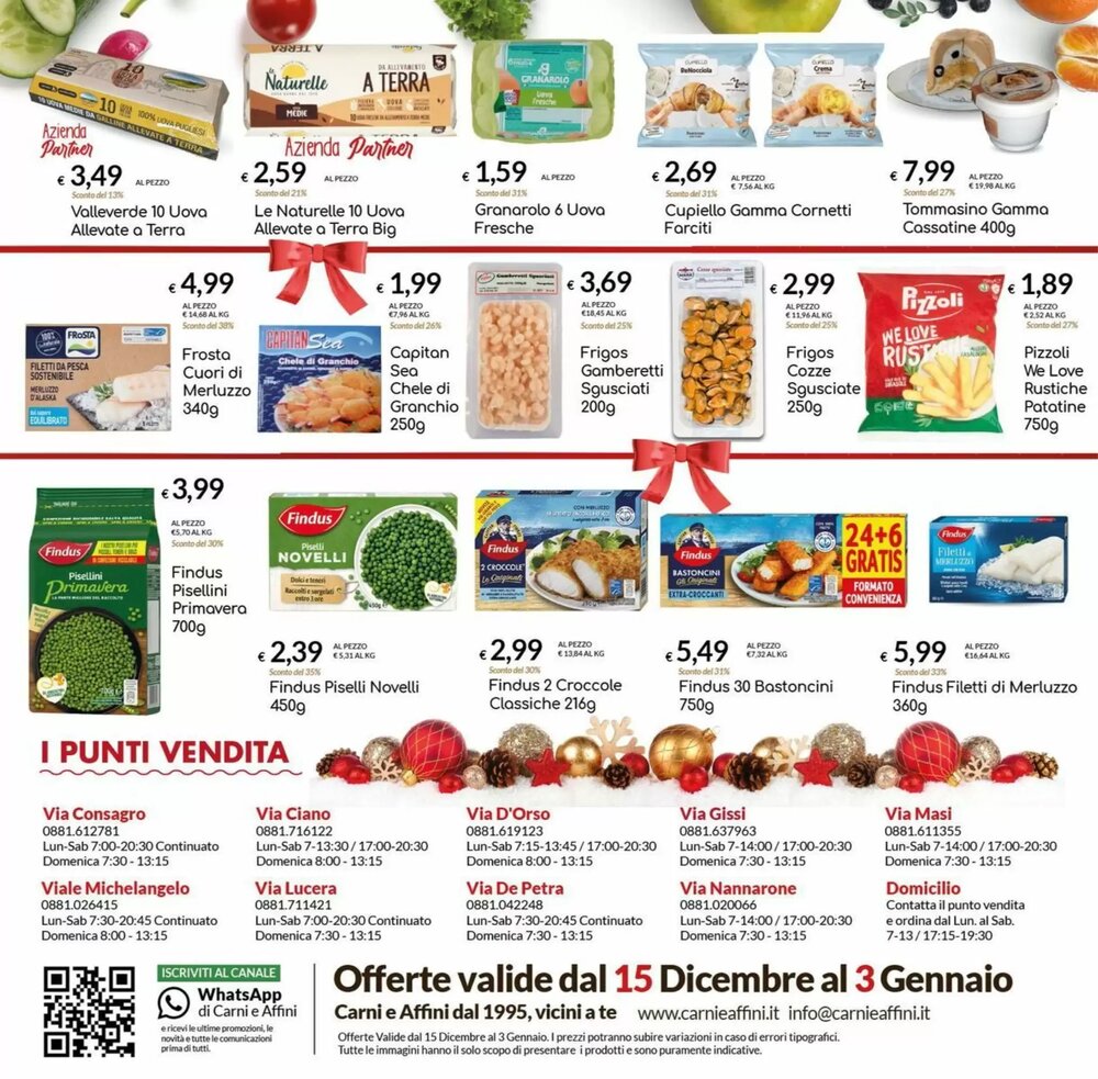 Volantino promozionale Carni e Affini Supermercati  valide dal 15/12/2025 - Pagina 24.