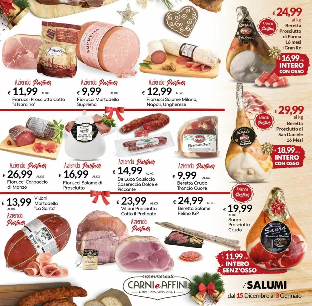 Volantino promozionale Carni e Affini Supermercati  valide dal 15/12/2025 - Pagina 5.