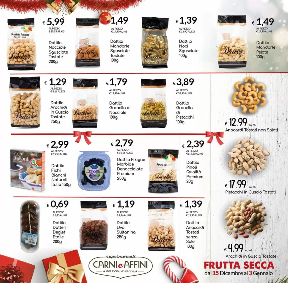 Volantino promozionale Carni e Affini Supermercati  valide dal 15/12/2025 - Pagina 7.