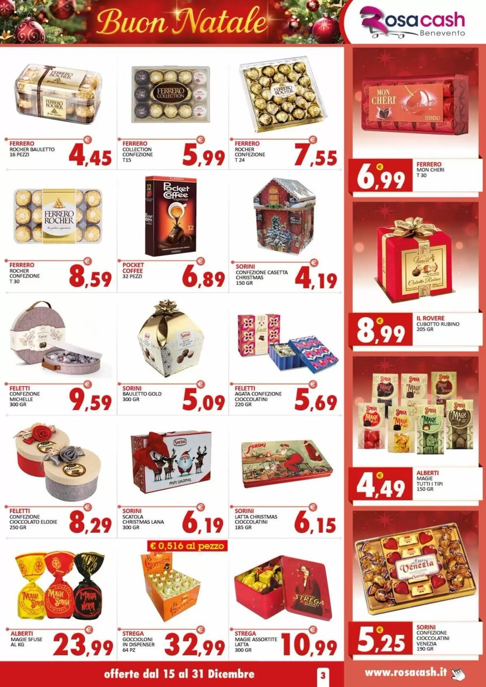 Volantino promozionale Rosa Cash  valide dal 15/12/2025 - Pagina 3.
