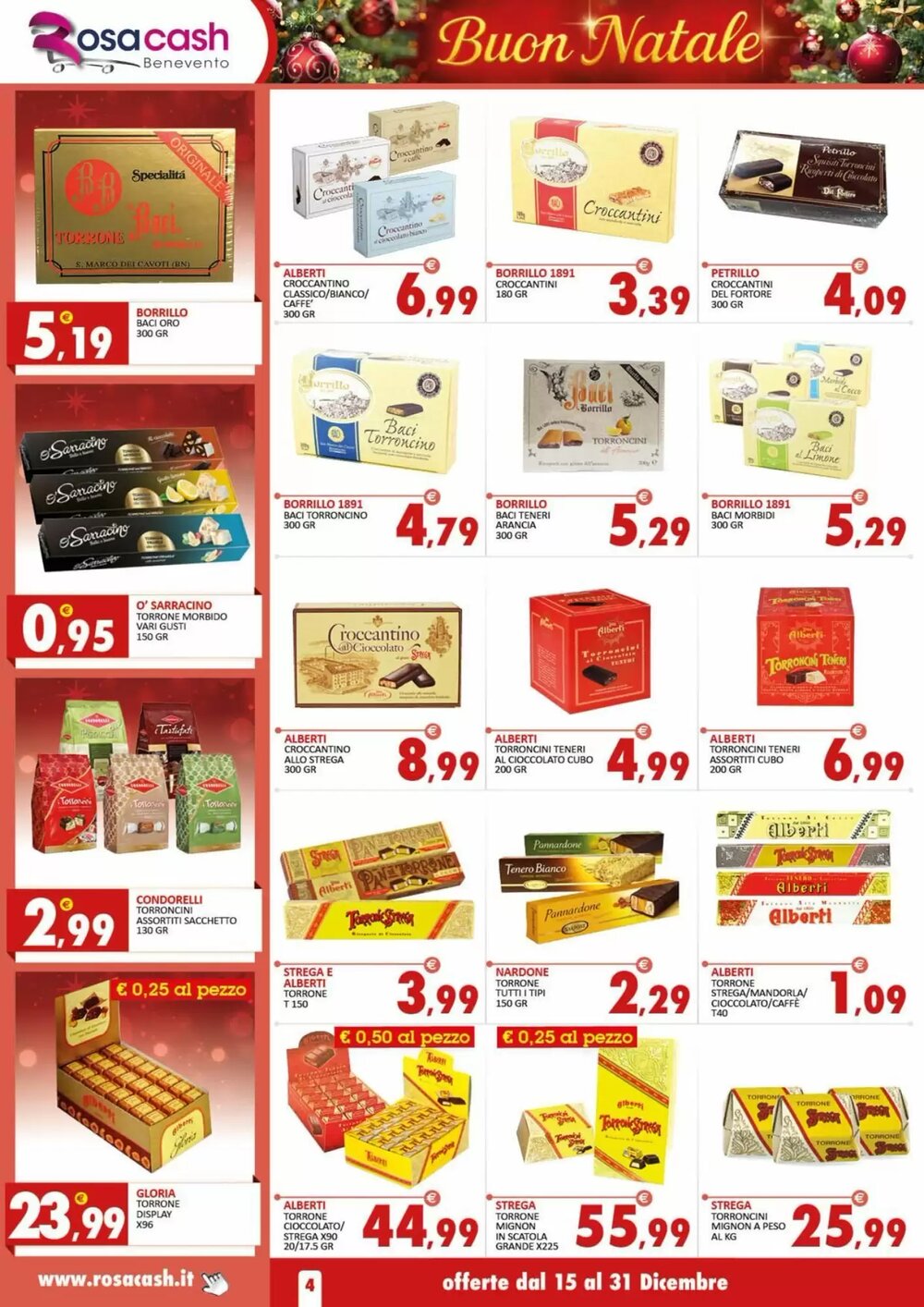 Volantino promozionale Rosa Cash  valide dal 15/12/2025 - Pagina 4.