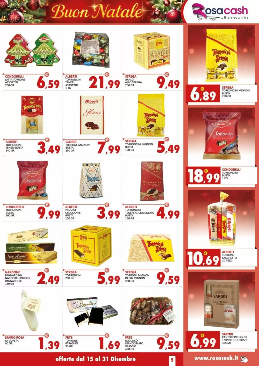 Volantino promozionale Rosa Cash  valide dal 15/12/2025 - Pagina 5.