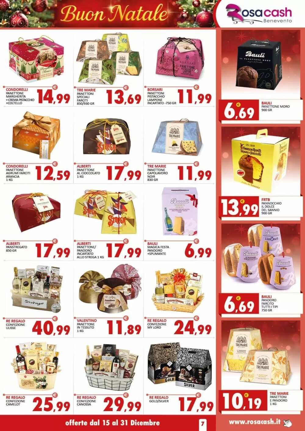 Volantino promozionale Rosa Cash  valide dal 15/12/2025 - Pagina 7.