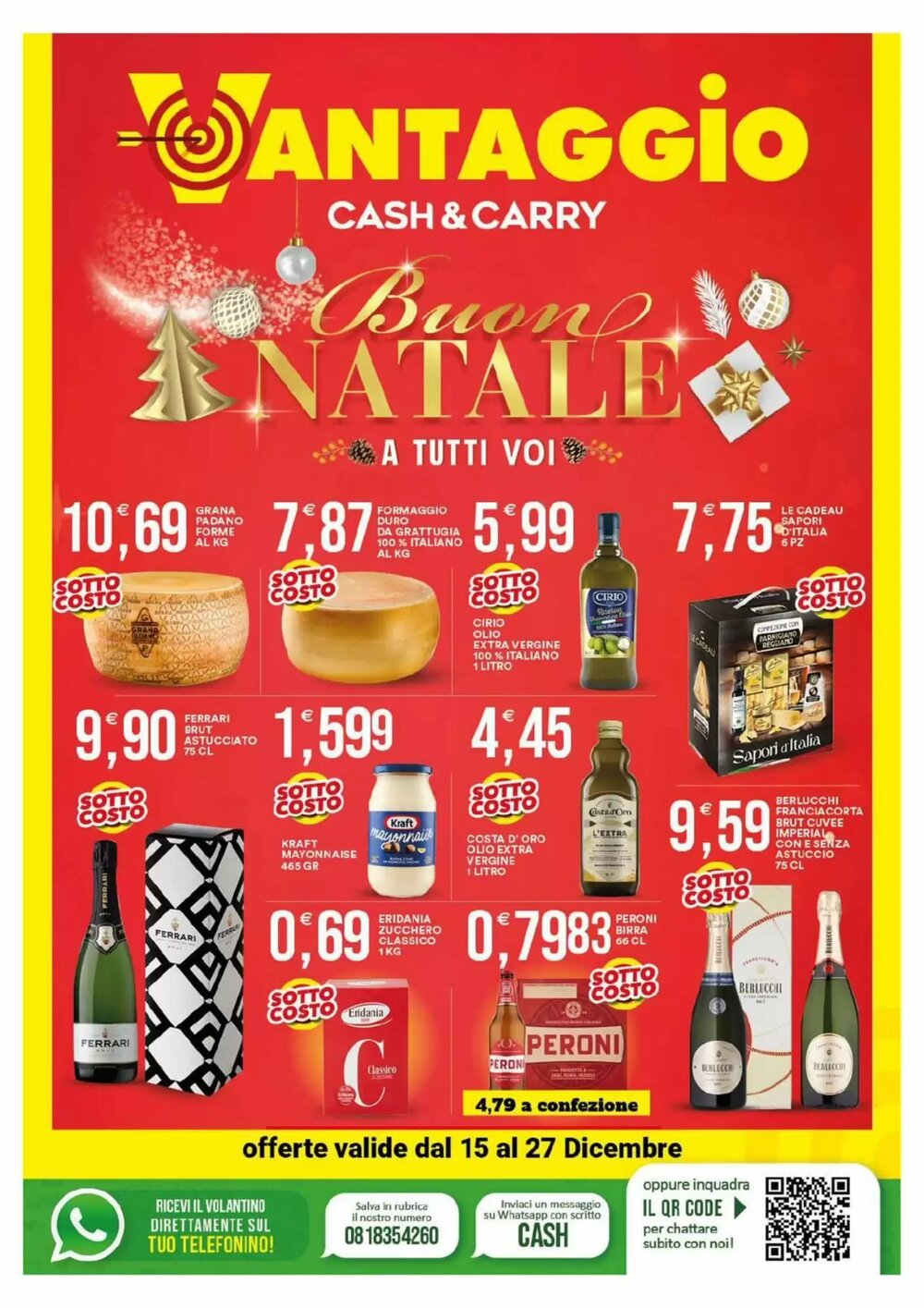 Volantino promozionale Vantaggio Cash&Carry  valide dal 15/12/2025 - Pagina 1.