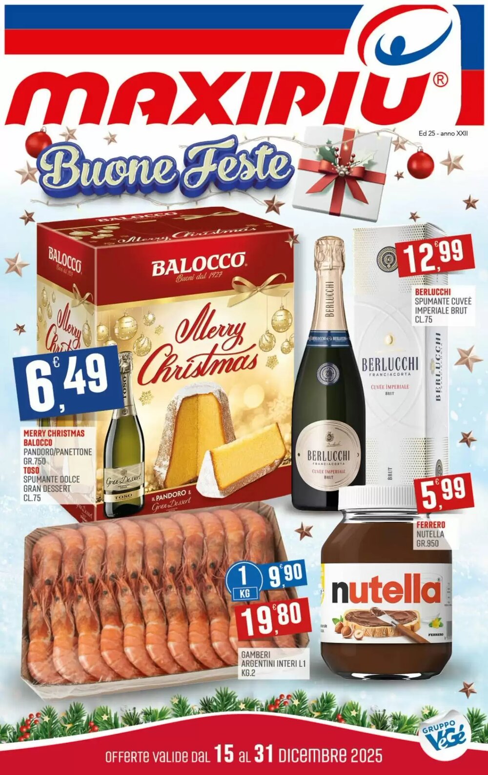 Volantino promozionale Maxipiù  valide dal 15/12/2025 - Pagina 1.