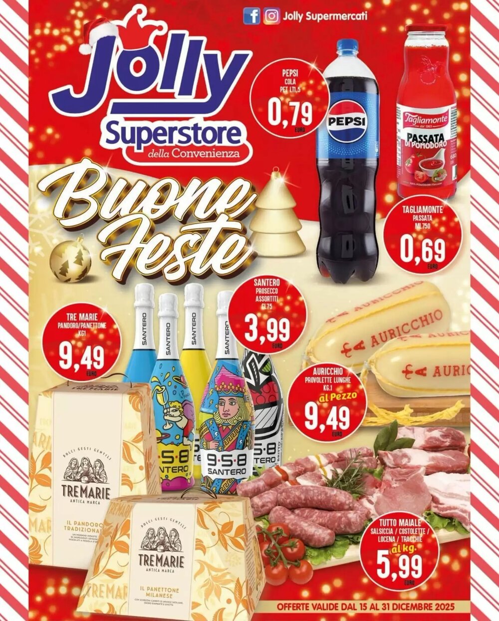 Volantino promozionale Jolly Market  valide dal 15/12/2025 - Pagina 4.
