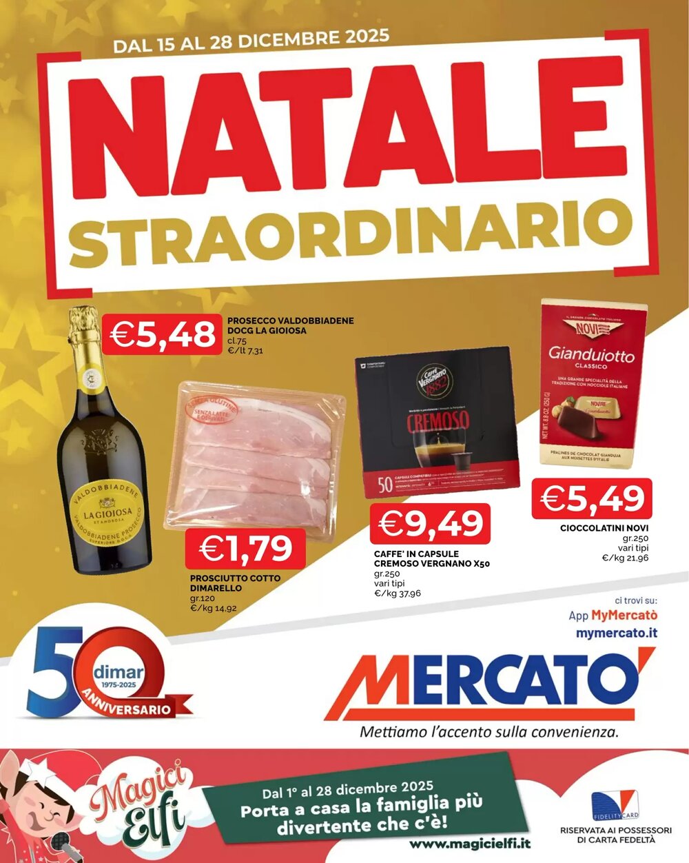 Volantino promozionale Mercatò  valide dal 15/12/2025 - Pagina 1.