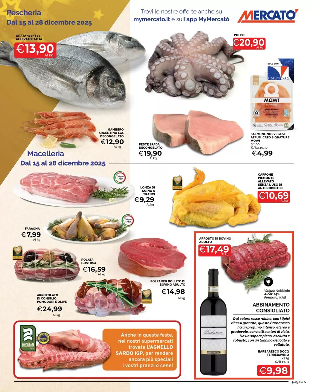 Volantino promozionale Mercatò  valide dal 15/12/2025 - Pagina 5.