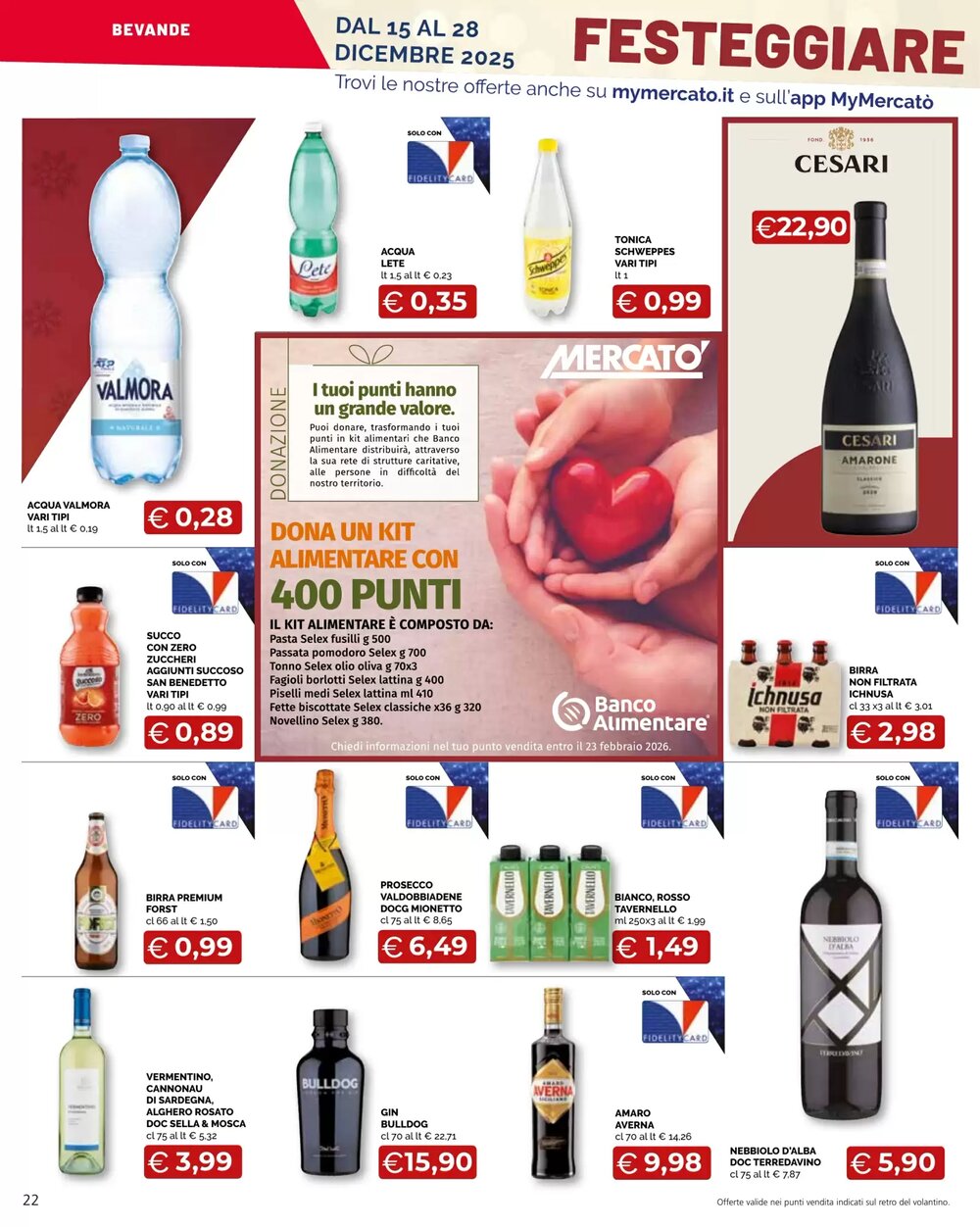 Volantino promozionale Mercatò Big  valide dal 15/12/2025 - Pagina 22.