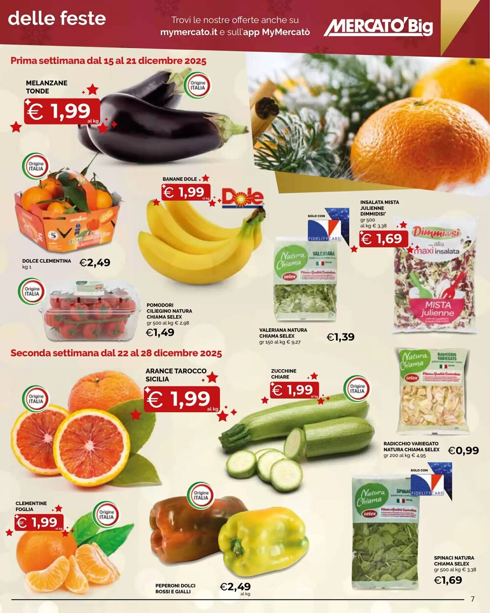 Volantino promozionale Mercatò Big  valide dal 15/12/2025 - Pagina 7.