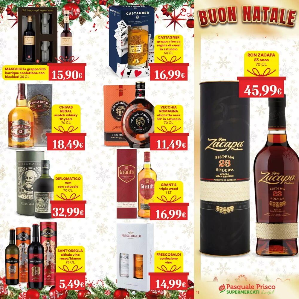 Volantino promozionale Supermercati Pasquale Prisco  valide dal 15/12/2025 - Pagina 11.