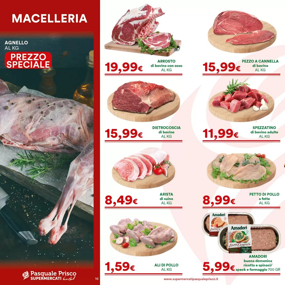 Volantino promozionale Supermercati Pasquale Prisco  valide dal 15/12/2025 - Pagina 16.