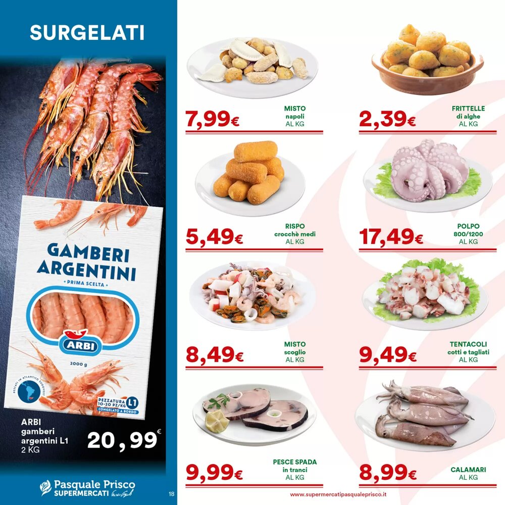 Volantino promozionale Supermercati Pasquale Prisco  valide dal 15/12/2025 - Pagina 18.