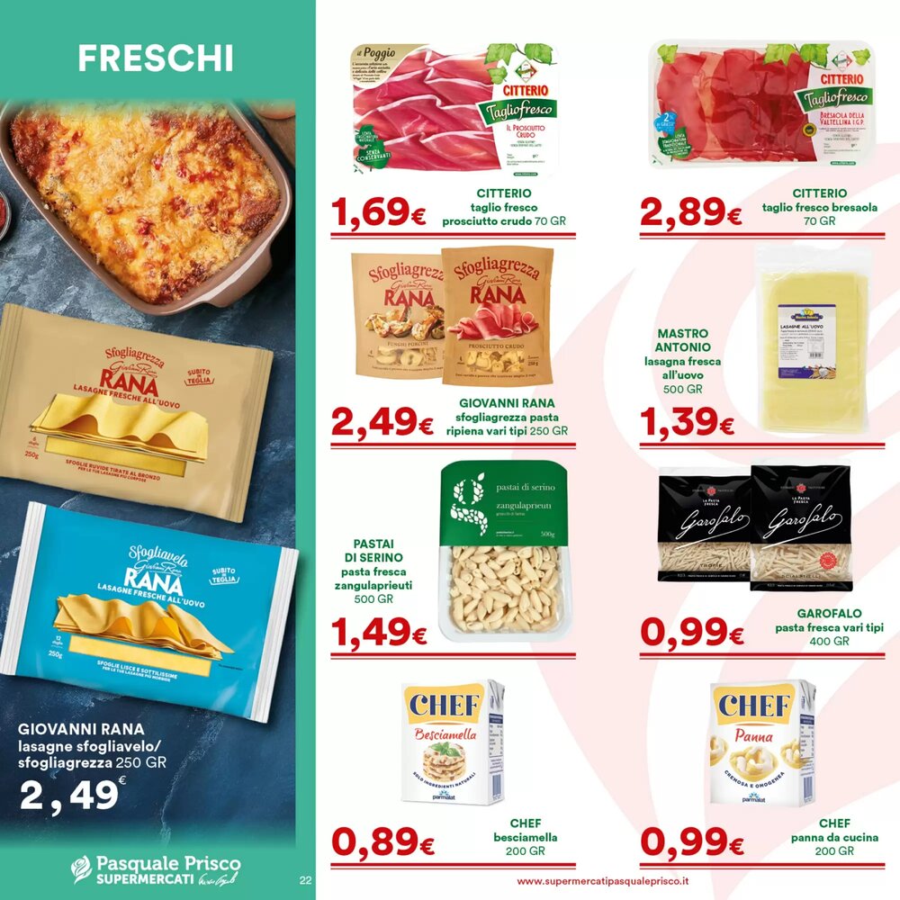 Volantino promozionale Supermercati Pasquale Prisco  valide dal 15/12/2025 - Pagina 22.