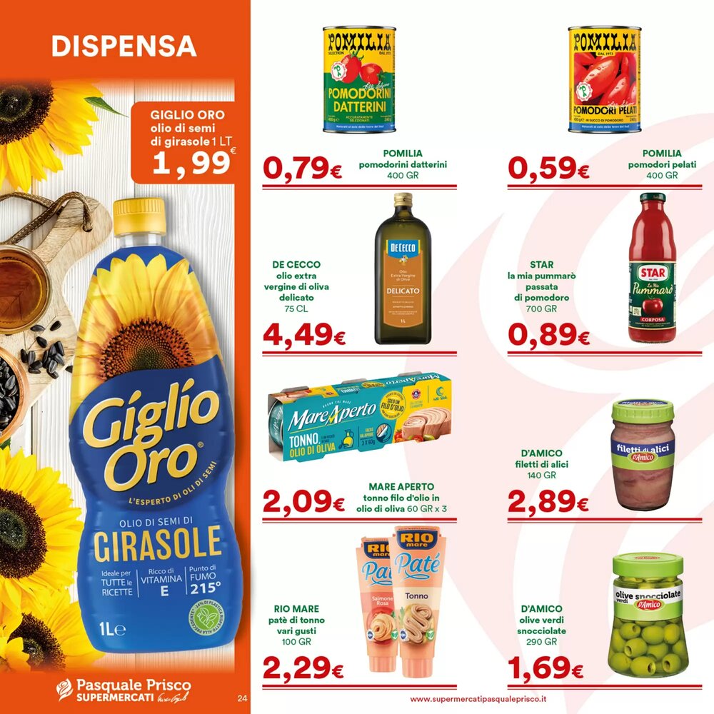 Volantino promozionale Supermercati Pasquale Prisco  valide dal 15/12/2025 - Pagina 24.