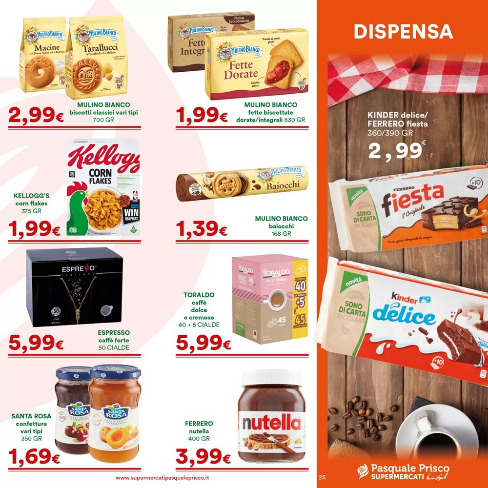 Volantino promozionale Supermercati Pasquale Prisco  valide dal 15/12/2025 - Pagina 25.