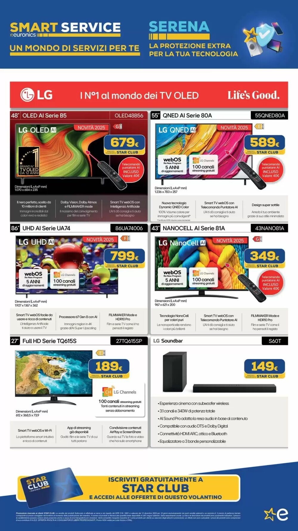 Volantino promozionale Euronics Tufano  valide dal 15/12/2025 - Pagina 28.