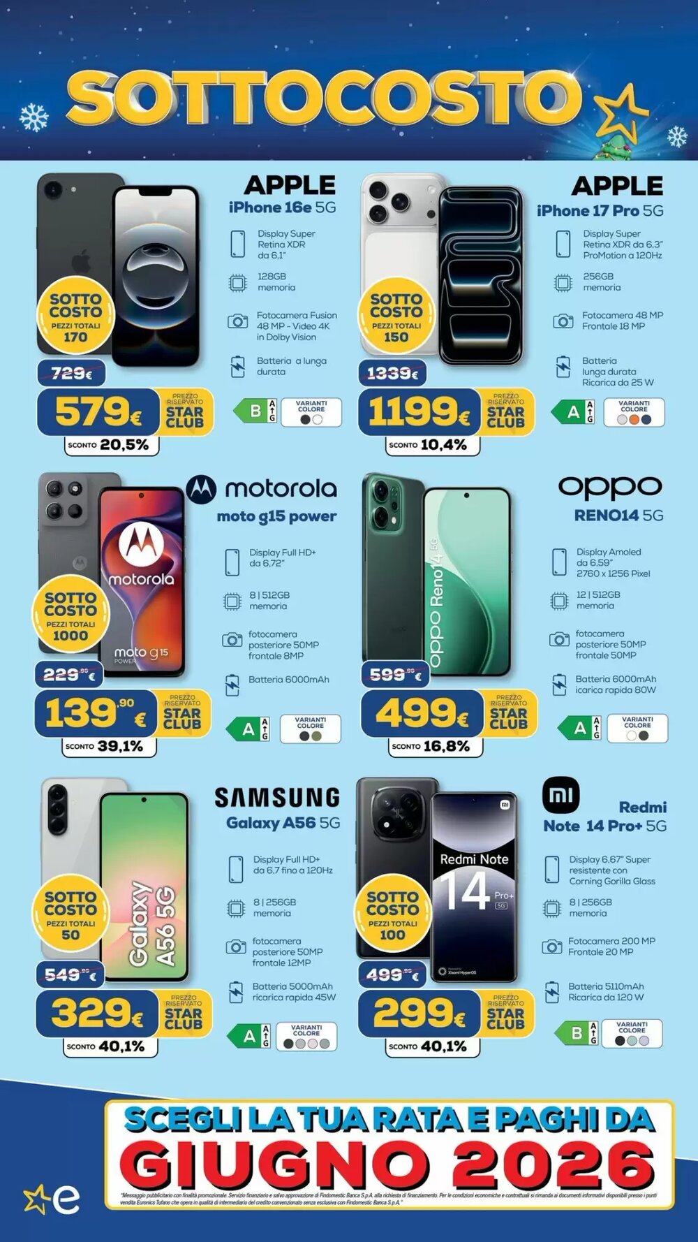 Volantino promozionale Euronics Tufano  valide dal 15/12/2025 - Pagina 63.