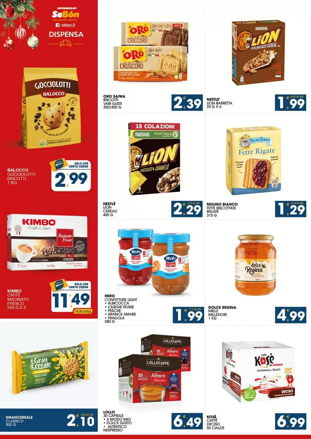 Volantino promozionale SeBón Supermercati  valide dal 15/12/2025 - Pagina 14.