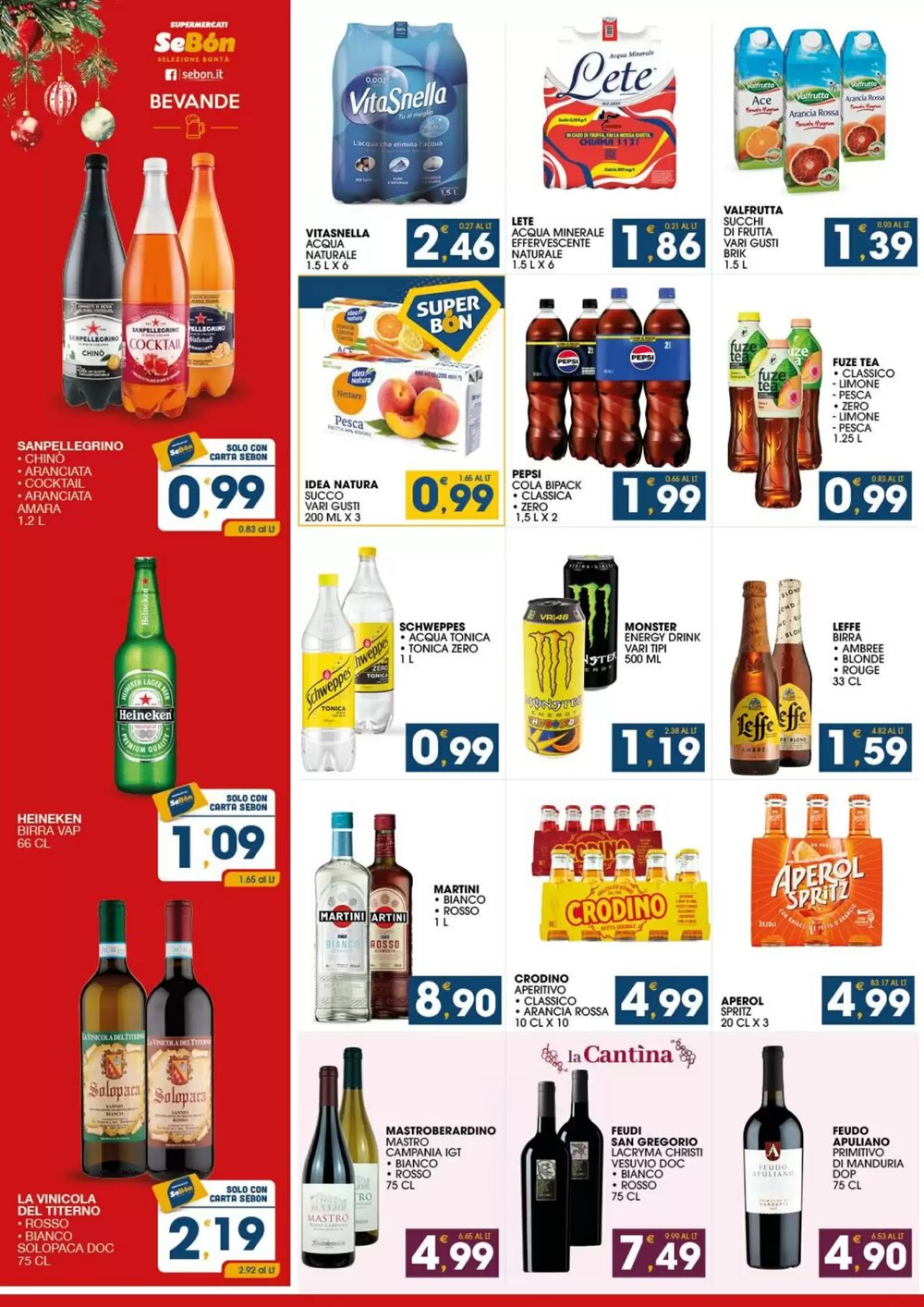 Volantino promozionale SeBón Supermercati  valide dal 15/12/2025 - Pagina 18.