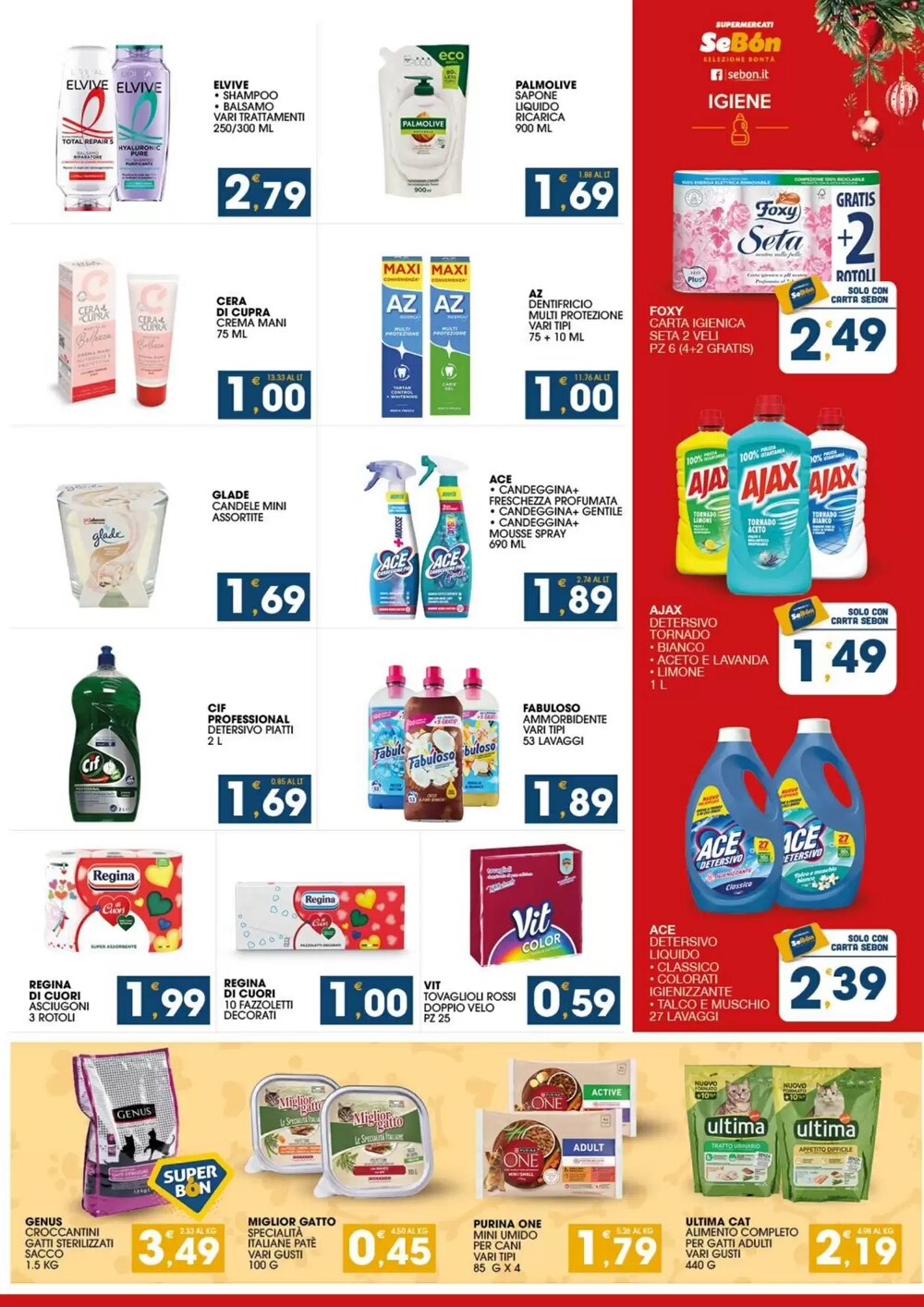 Volantino promozionale SeBón Supermercati  valide dal 15/12/2025 - Pagina 19.