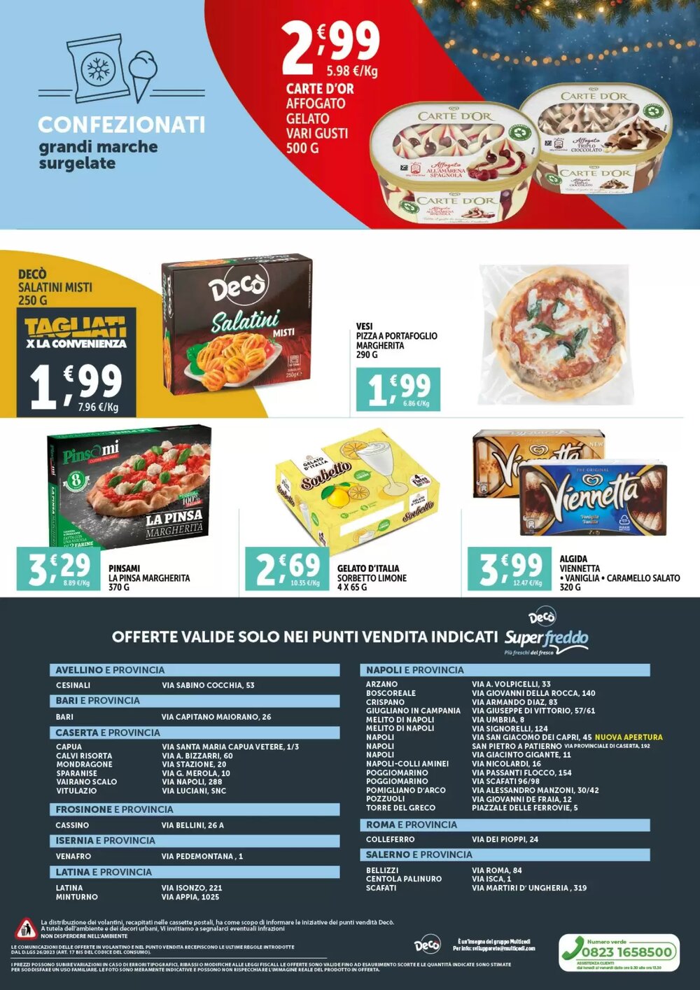 Volantino promozionale Deco Superfreddo  valide dal 15/12/2025 - Pagina 12.