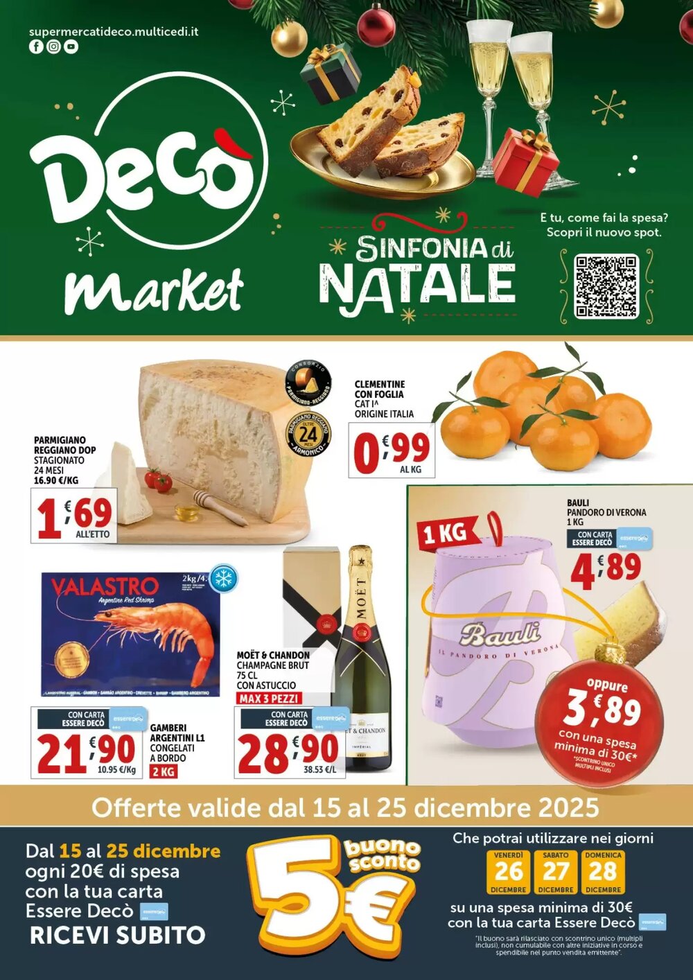 Volantino promozionale Deco Market  valide dal 15/12/2025 - Pagina 1.