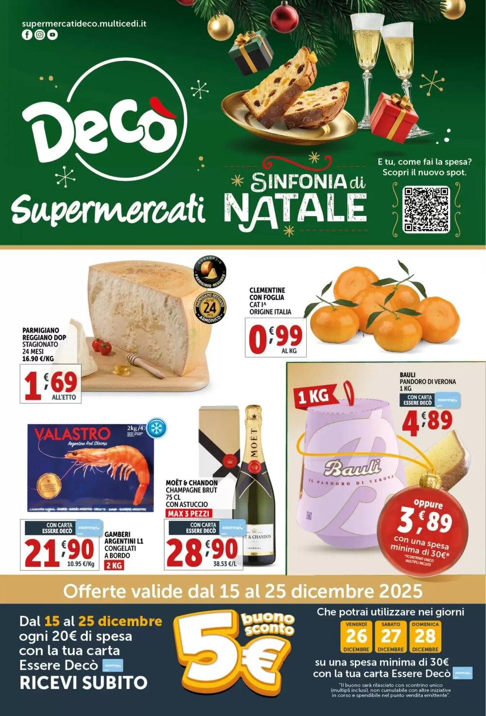 Volantino promozionale Deco Supermercati  valide dal 15/12/2025 - Pagina 1.