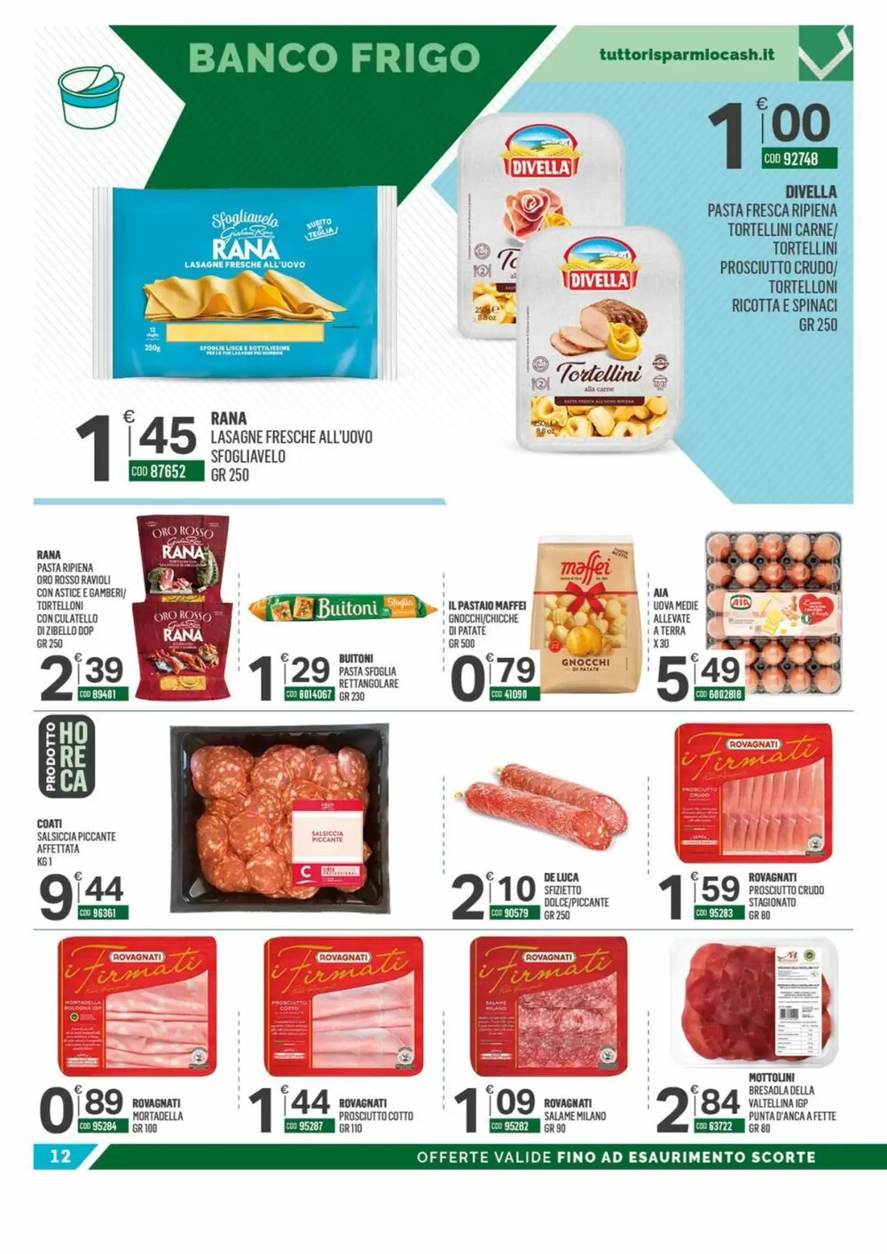 Volantino promozionale Tutto Risparmio Cash&Carry  valide dal 15/12/2025 - Pagina 12.